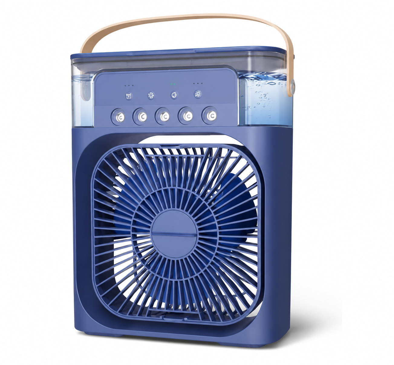 Portable air cooler fan with 7 Color Light