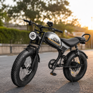 MTNS.ev C93-I Electric Cycle | 250W 48V BLDC Motor | 12Ah Lithium Battery | 40KM Range | 20” Tyre E-Bike (Black)